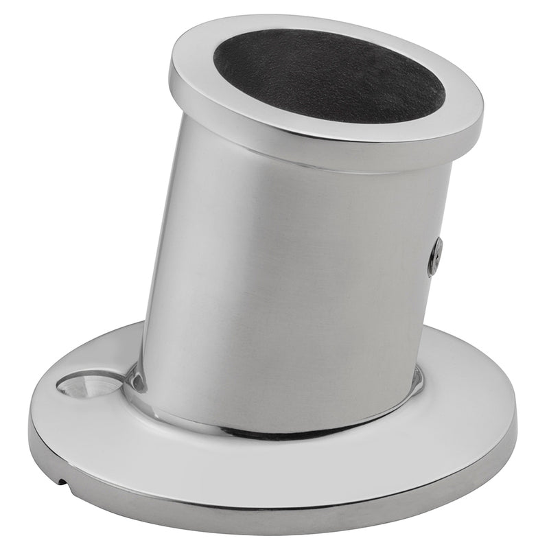 Whitecap Top-Mounted Flag Pole Socket - Stainless Steel - 1" ID [6147] - Mealey Marine