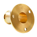 Whitecap Top-Mounted Flag Pole Socket Polished Brass - 3/4" ID [S-5001B] - Mealey Marine