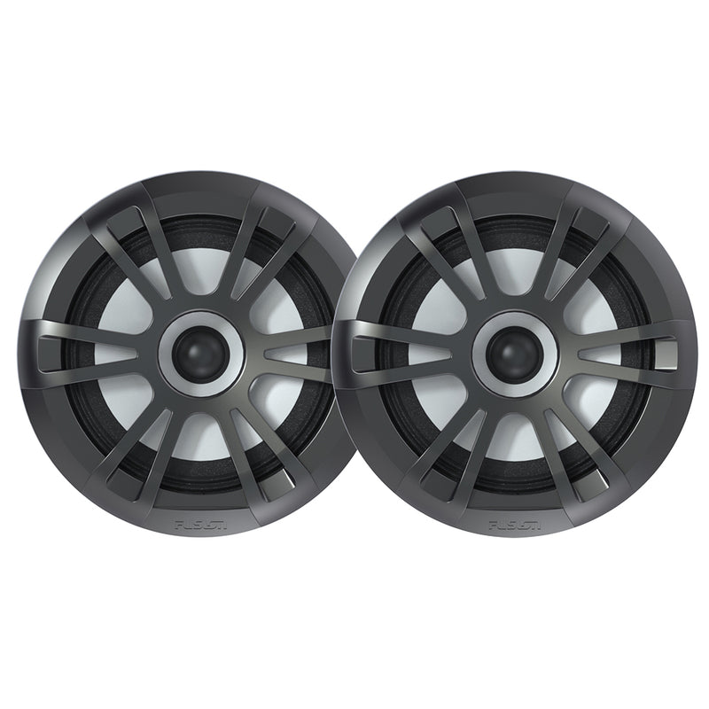 FUSION EL-FL651SPG EL Series Full Range Shallow Mount Marine Grey Speakers - 6.5" w/ LED Lights [010-02080-20] - Mealey Marine