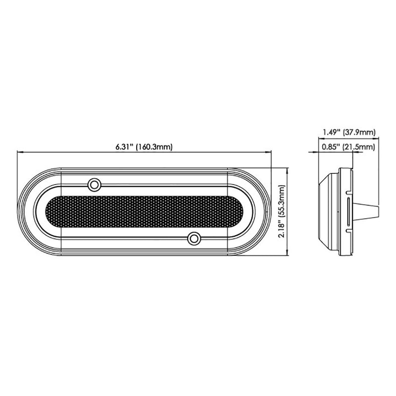 OceanLED M6 Gen2 Mast Light - Surface Mount - Warm White [011204WW] - Mealey Marine