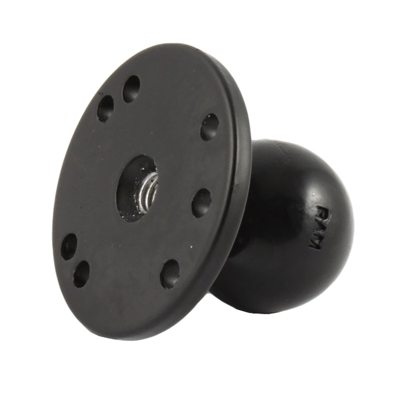 RAM Mount 2.5" Round Base w/3/8"-16 Female Threaded Hol  1.5" Ball [RAM-202CNSU] - Mealey Marine