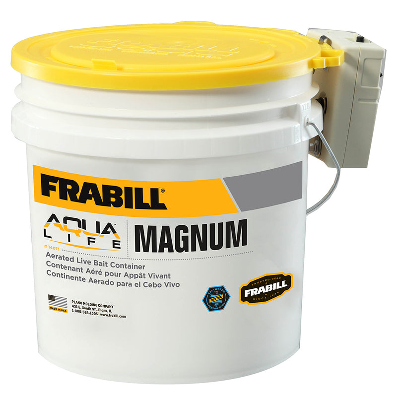 Frabill Magnum Bucket - 4.25 Gallons w/Aerator [14071] - Mealey Marine