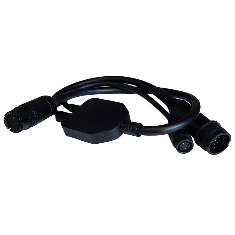 Raymarine Adapter Cable 25-Pin to 25-Pin  7-Pin - Y-Cable to RealVision  Embedded 600W Airmar TD to Axiom RV [A80491] - Mealey Marine