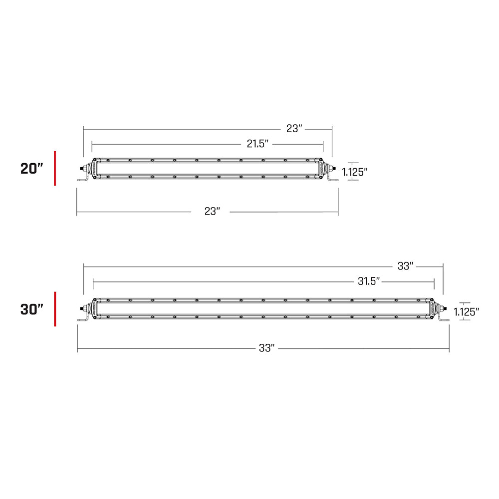 RIGID Industries SAE Compliant SR-SRS 20" Light Bar - Black [920413] - Mealey Marine