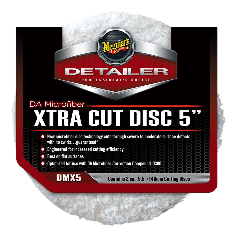 Meguiars DA Microfiber Xtra Cut Disc - 5" [DMX5] - Mealey Marine