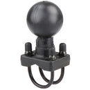 RAM Mount Double U-Bolt Base w/D Size 2.25" Ball f/Rails 1.25" - 1.5" Diameter [RAM-D-235-1U] - Mealey Marine