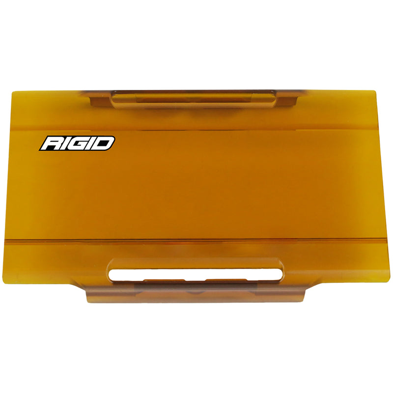 RIGID Industries E-Series Lens Cover 6" - Amber [106933] - Mealey Marine