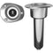 Mate Series Stainless Steel 0 Rod  Cup Holder - Drain - Oval Top [C2000D] - Mealey Marine