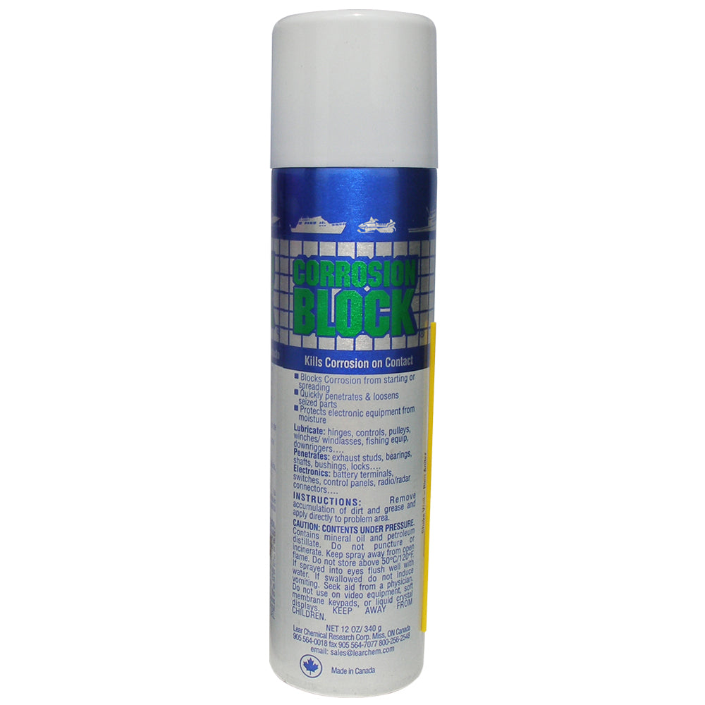 Corrosion Block 12oz Aerosol Can - Non-Hazmat, Non-Flammable  Non-Toxic [20012] - Mealey Marine