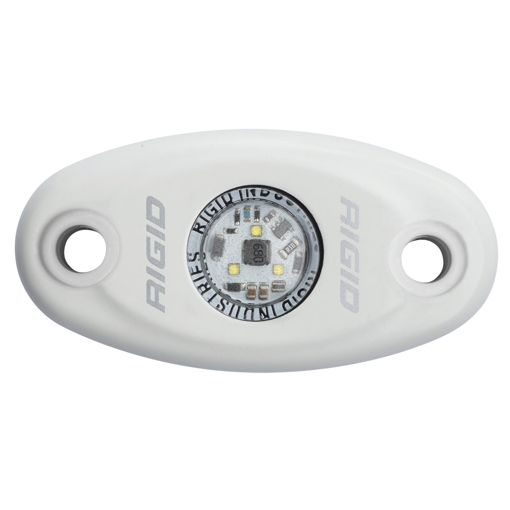 RIGID Industries A-Series White Low Power LED Light - Single - White [480153] - Mealey Marine