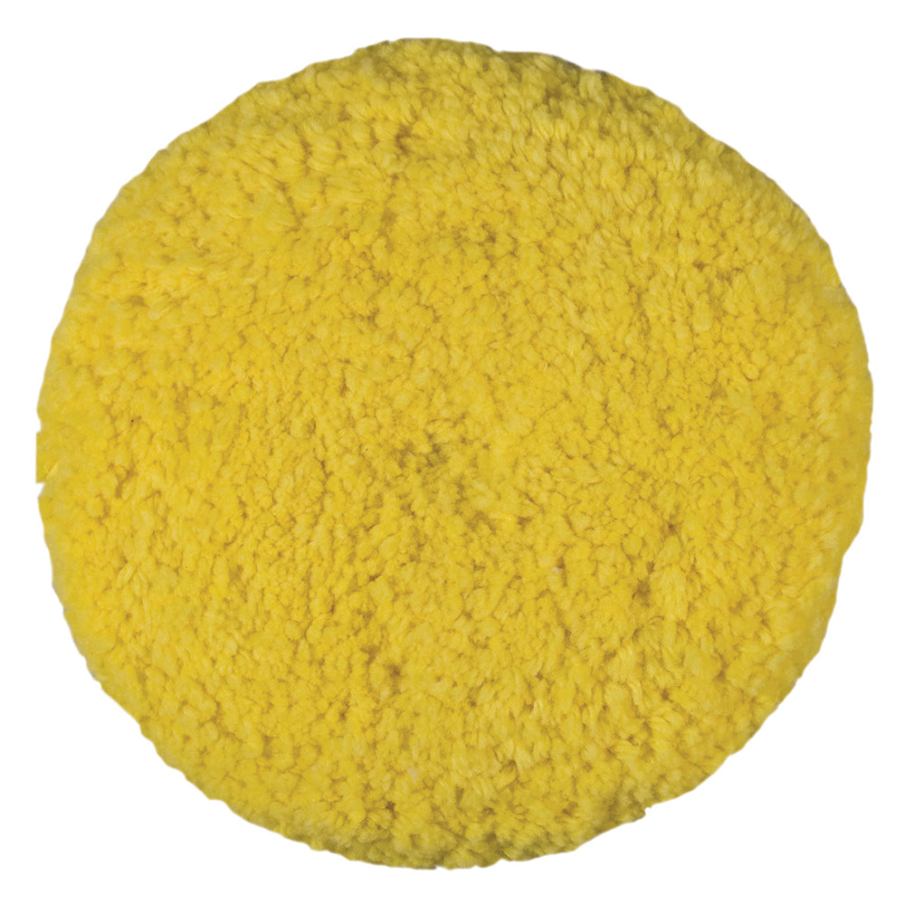 Presta Rotary Blended Wool Buffing Pad - Yellow Medium Cut - *Case of 12* [890142CASE] - Mealey Marine