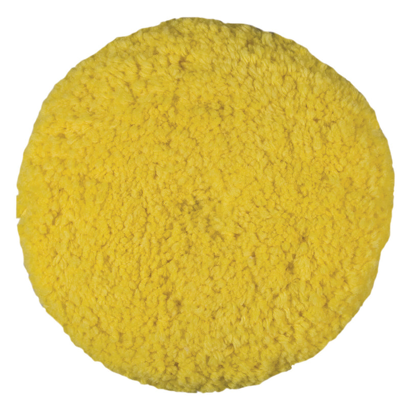 Presta Rotary Blended Wool Buffing Pad - Yellow Medium Cut - *Case of 12* [890142CASE] - Mealey Marine