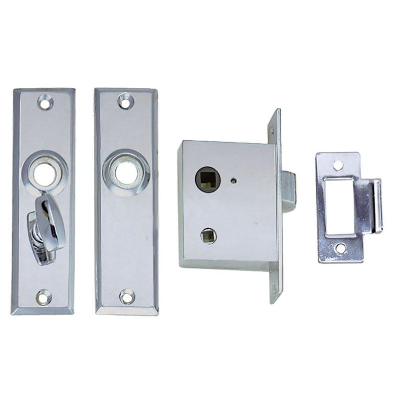 Perko Mortise Latch Set w/Turn Button [0960DP0CHR] - Mealey Marine