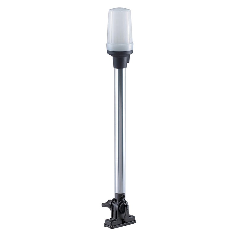Perko Fold Down All-Round Pole Light - Vertical Mount - White [1137DP0CHR] - Mealey Marine