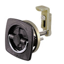 Perko Flush Latch - Non-Locking - 2.5" x 2.5" w/Offset Adjustable Cam Bar [0932DP2BLK] - Mealey Marine