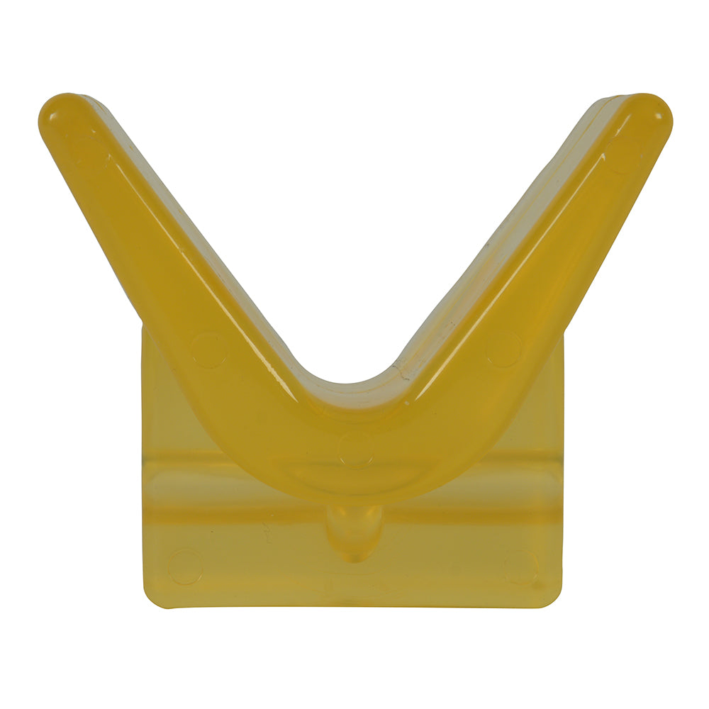 C.E. Smith Y-Stop 3" x 3" - 1/2" ID Yellow PVC [29554] - Mealey Marine