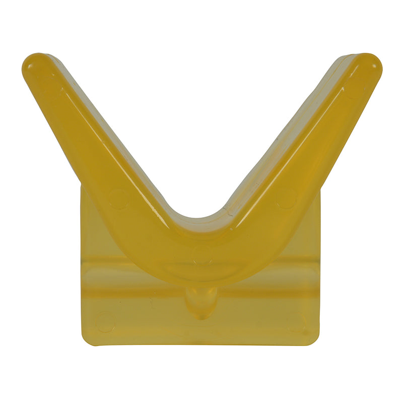 C.E. Smith Y-Stop 3" x 3" - 1/2" ID Yellow PVC [29554] - Mealey Marine