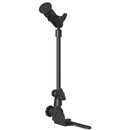 RAM Mount Universal No-Drill RAM POD HDVehicle Mount w/Double Socket Arm  2.5" Round Base AMPs Hole Pattern [RAM-316-HD-18-202U] - Mealey Marine