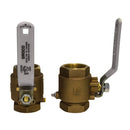 GROCO 3/8" NPT Bronze In-Line Ball Valve [IBV-375] - Mealey Marine