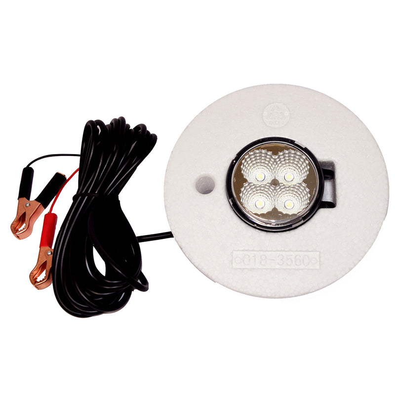 Hydro Glow FFL12 Floating Fish Light w/20 Cord - LED - 12W - 12V - White [FFL12W] - Mealey Marine