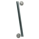 C.E. Smith Package Roller Shaft 1/2" x 12-3/4" w/Cap Nuts - Zinc [10705A] - Mealey Marine