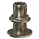 GROCO 1/2" NPS NPT Combo Stainless Steel Thru-Hull Fitting w/Nut [TH-500-WS] - Mealey Marine