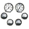 Faria Spun Silver Box Set of 6 Gauges f/ Inboard Engines - Speed, Tach, Voltmeter, Fuel Level, Water Temperature  Oil [KTF0184] - Mealey Marine