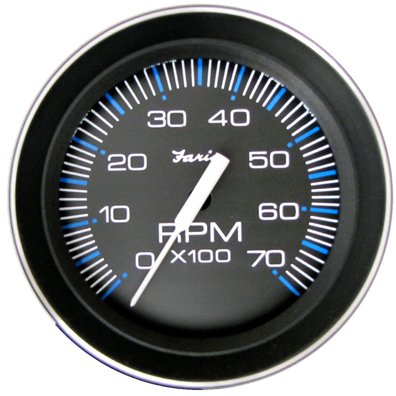 Faria 4" Tachometer (7000 RPM) (All Outboard) Coral w/Stainless Steel Bezel [33005] - Mealey Marine
