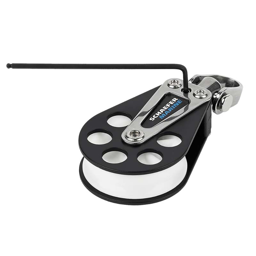 Schaefer Single Aluminum Block - 51mm Sheave [504-05] - Mealey Marine