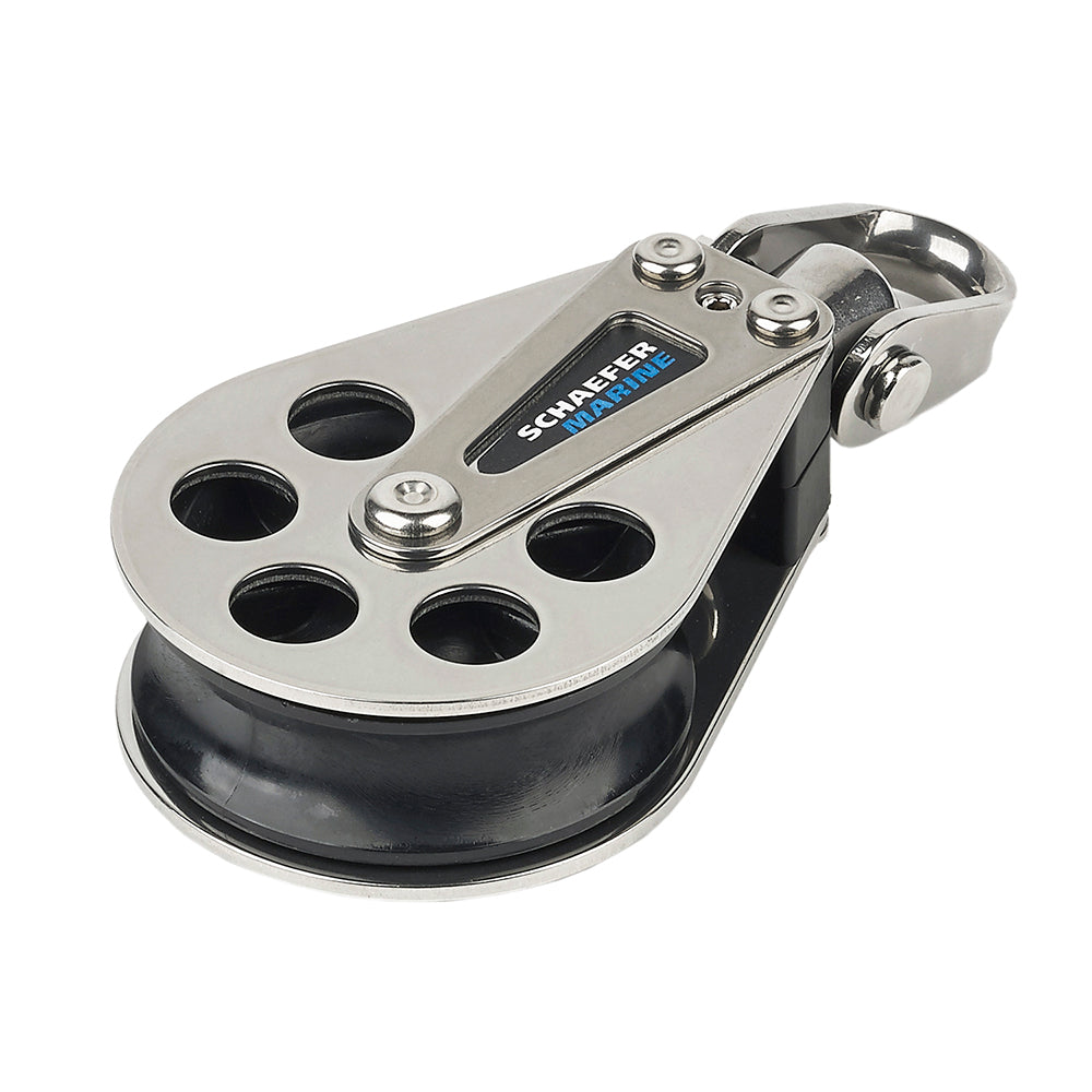 Schaefer Single Stainless Steel Block - 60mm Sheave [705-05] - Mealey Marine