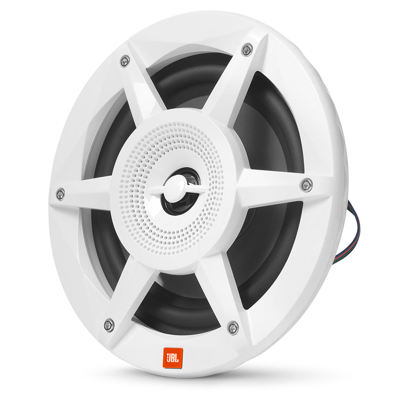 JBL 6.5" Coaxial Marine RGB Speakers - White STADIUM Series [STADIUMMW6520AM] - Mealey Marine