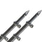 TACO 18 Deluxe Outrigger Poles w/Rollers - Silver/Black [OT-0318HD-BKA] - Mealey Marine