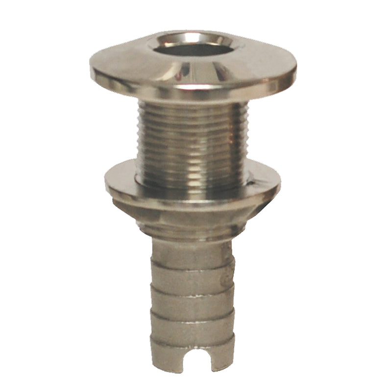 GROCO Stainless Steel Hose Barb Thru-Hull Fitting - 5/8" [HTH-625-S] - Mealey Marine