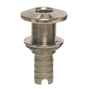 GROCO Stainless Steel Hose Barb Thru-Hull Fitting - 1-1/2" [HTH-1500-S] - Mealey Marine