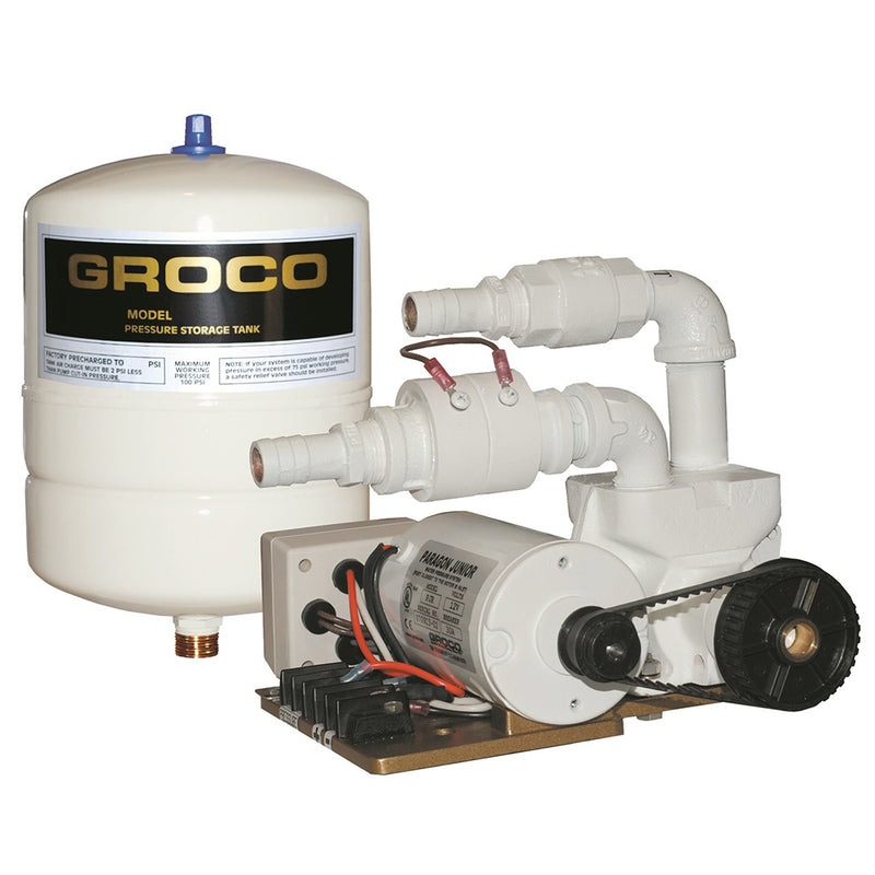 GROCO Paragon Junior 12v Water Pressure System - 1 Gal Tank - 7 GPM [PJR-A 12V] - Mealey Marine