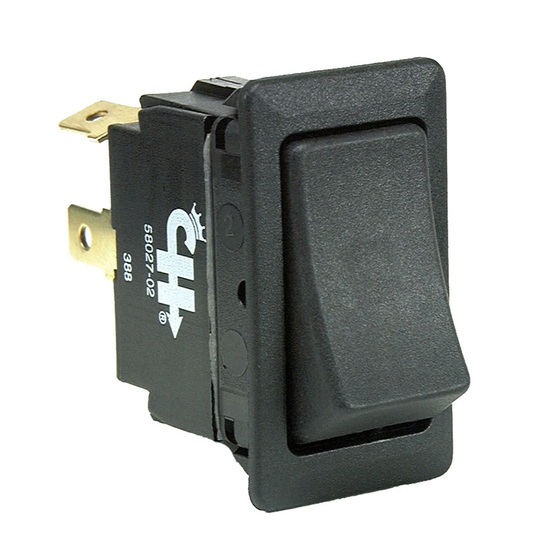 Cole Hersee Sealed Rocker Switch Non-Illuminated SPST (On)-Off 2 Blade [58027-02-BP] - Mealey Marine