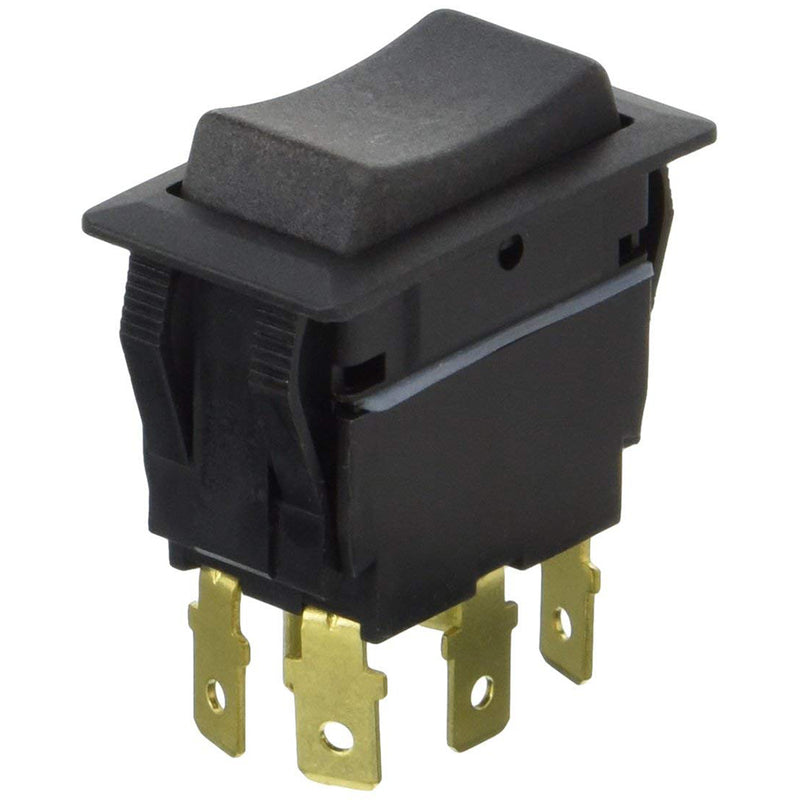 Cole Hersee Sealed Rocker Switch Non-Illuminated DPDT On-Off-On 6 Blade [58027-07-BP] - Mealey Marine