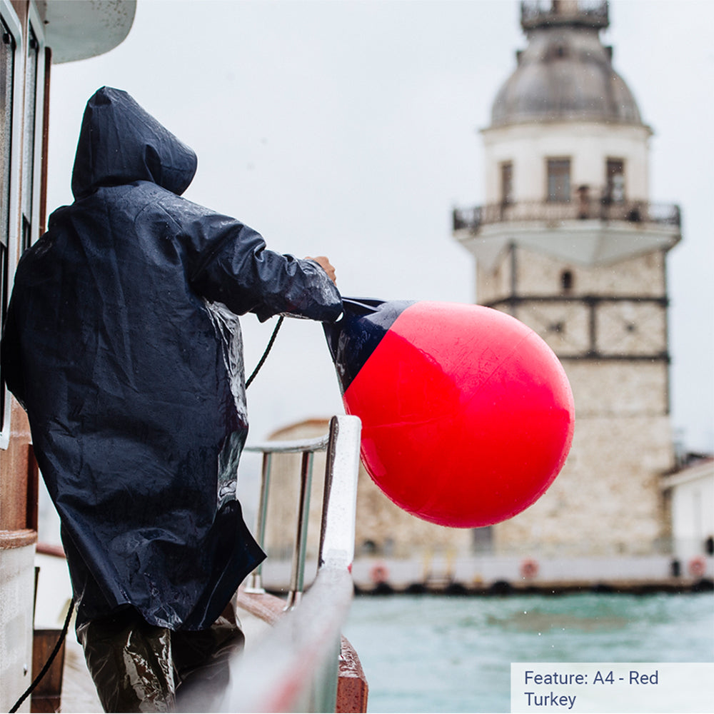 Polyform A Series Buoy A-6 - 34" Diameter - White [A-6 WHITE] - Mealey Marine