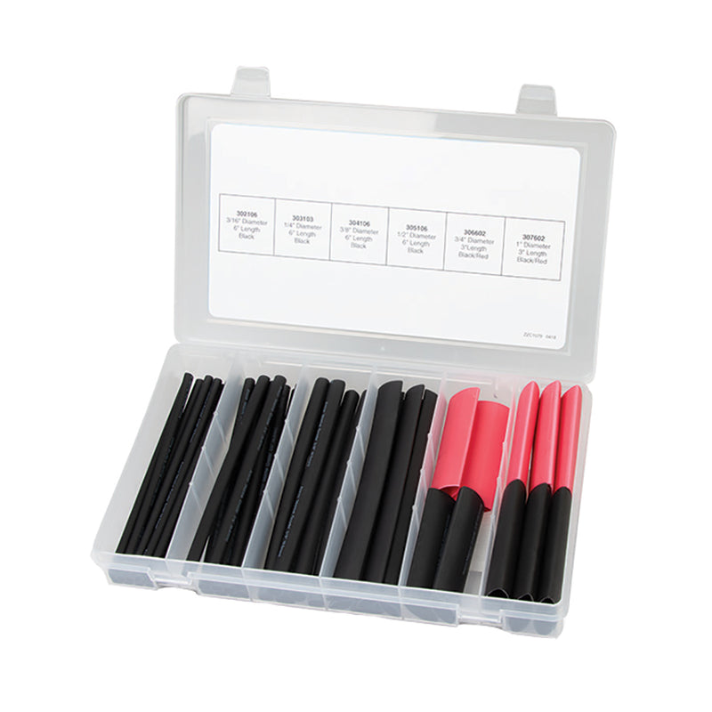 Ancor 47-Piece Adhesive Lined Heat Shrink Tubing Kit [330101] - Mealey Marine