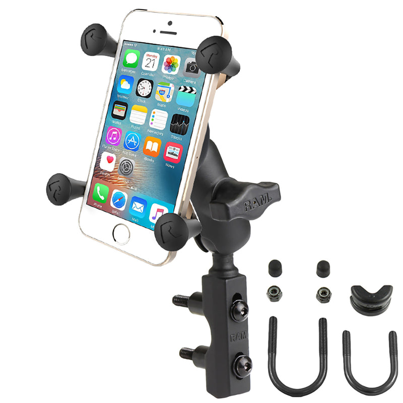 RAM Mount X-Grip Phone Mount w/Motorcycle Brake/Clutch Reservoir Base [RAM-B-174-A-UN7U] - Mealey Marine