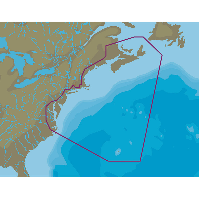 C-MAP 4D NA-D062 Nova Scotia to Chesapeake Bay - microSD/SD [NA-D062] - Mealey Marine