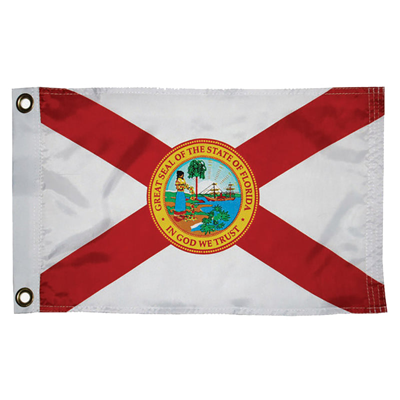 Taylor Made Florida Nylon Flag 12" x 18" [93096] - Mealey Marine