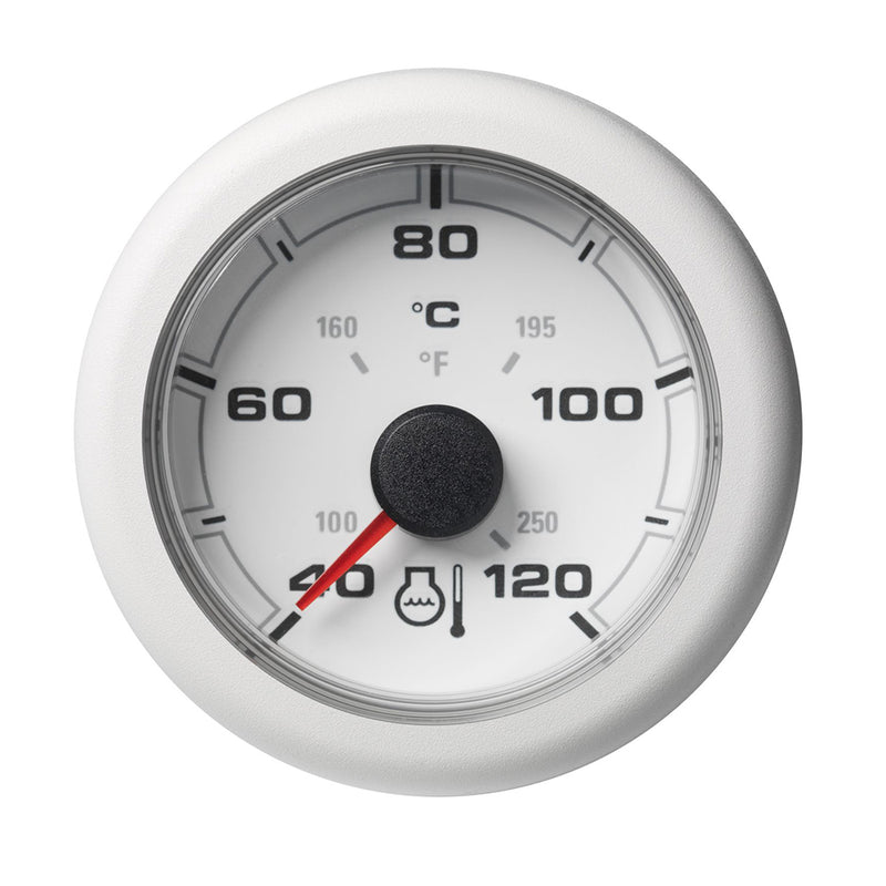 Veratron 52MM (2-1/16") OceanLink Coolant Temperature Gauge - 120C/250F - White Dial  Bezel [A2C1065970001] - Mealey Marine