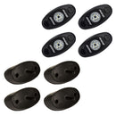 RIGID Industries A-Series Rock Light Kit - 4 Blue Lights - Black [400233] - Mealey Marine