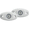 RIGID Industries A-Series White Low Power LED Light Pair - Cool White [482153] - Mealey Marine
