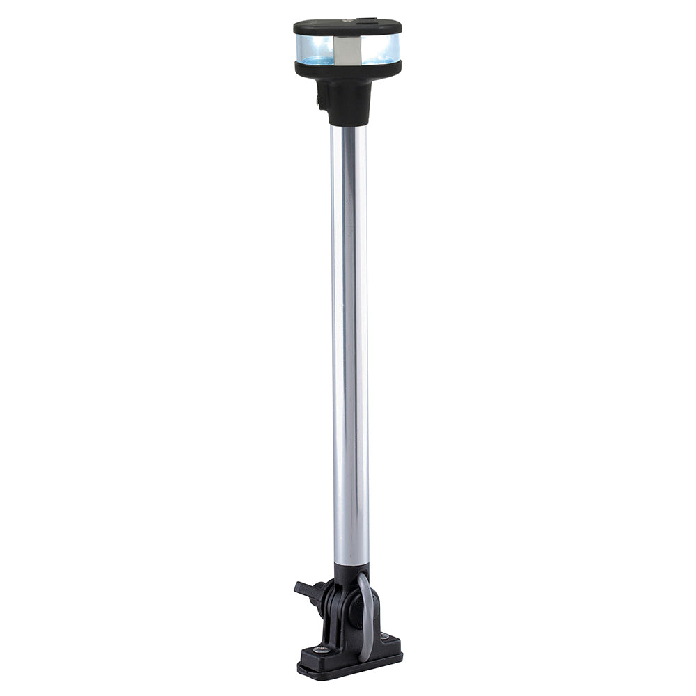 Perko Folding Masthead Light Vertical Combo Mast/All-Round 12-13/16" High Sail or Power [1684DP0CHR] - Mealey Marine