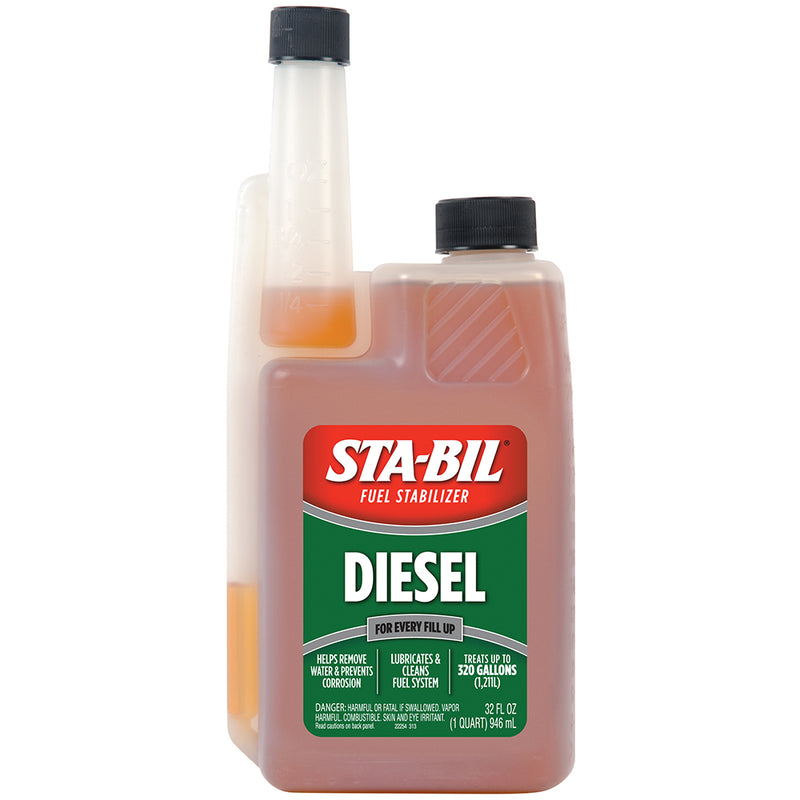 STA-BIL Diesel Formula Fuel Stabilizer  Performance Improver - 32oz [22254] - Mealey Marine