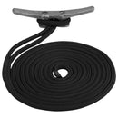 Sea-Dog Double Braided Nylon Dock Line - 1/2" x 30 - Black [302112030BK-1]