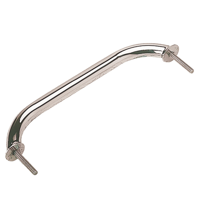 Sea-Dog Stainless Steel Stud Mount Flanged Hand Rail w/Mounting Flange - 10" [254209-1] - Mealey Marine