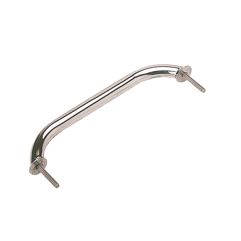 Stainless Steel Stud Mount Flanged Hand Rail w/Mounting Flange - 12" [254212-1] - Mealey Marine